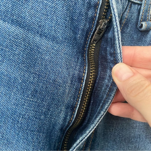 Rag & bone Ruthie Super High Rise Straight Jeans Baywater size 28 - Picture 6 of 13